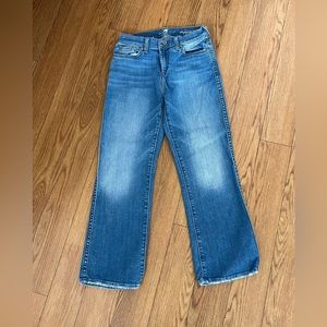 7 for all mankind  brand. Cropped boot medium wash. Barely worn. Size 25